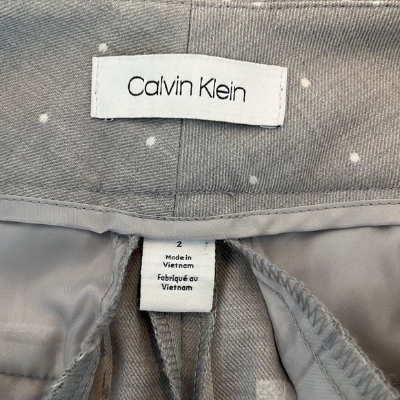 Calvin Klein Pressed Polka Dot Trousers - Picture 4 of 5